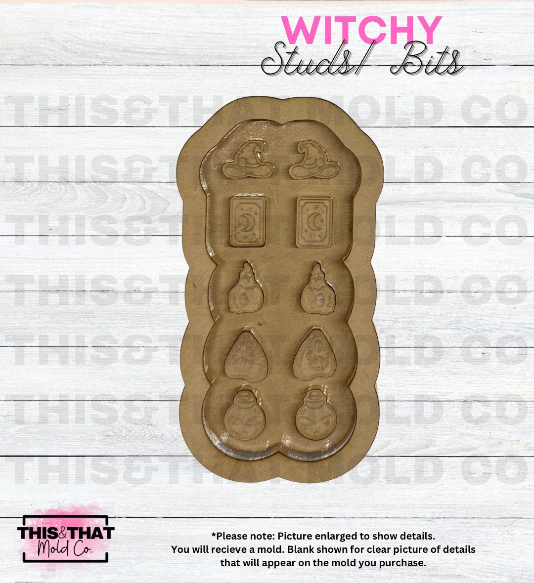 Silicone Mold For Resin | Witchy Studs/Bits