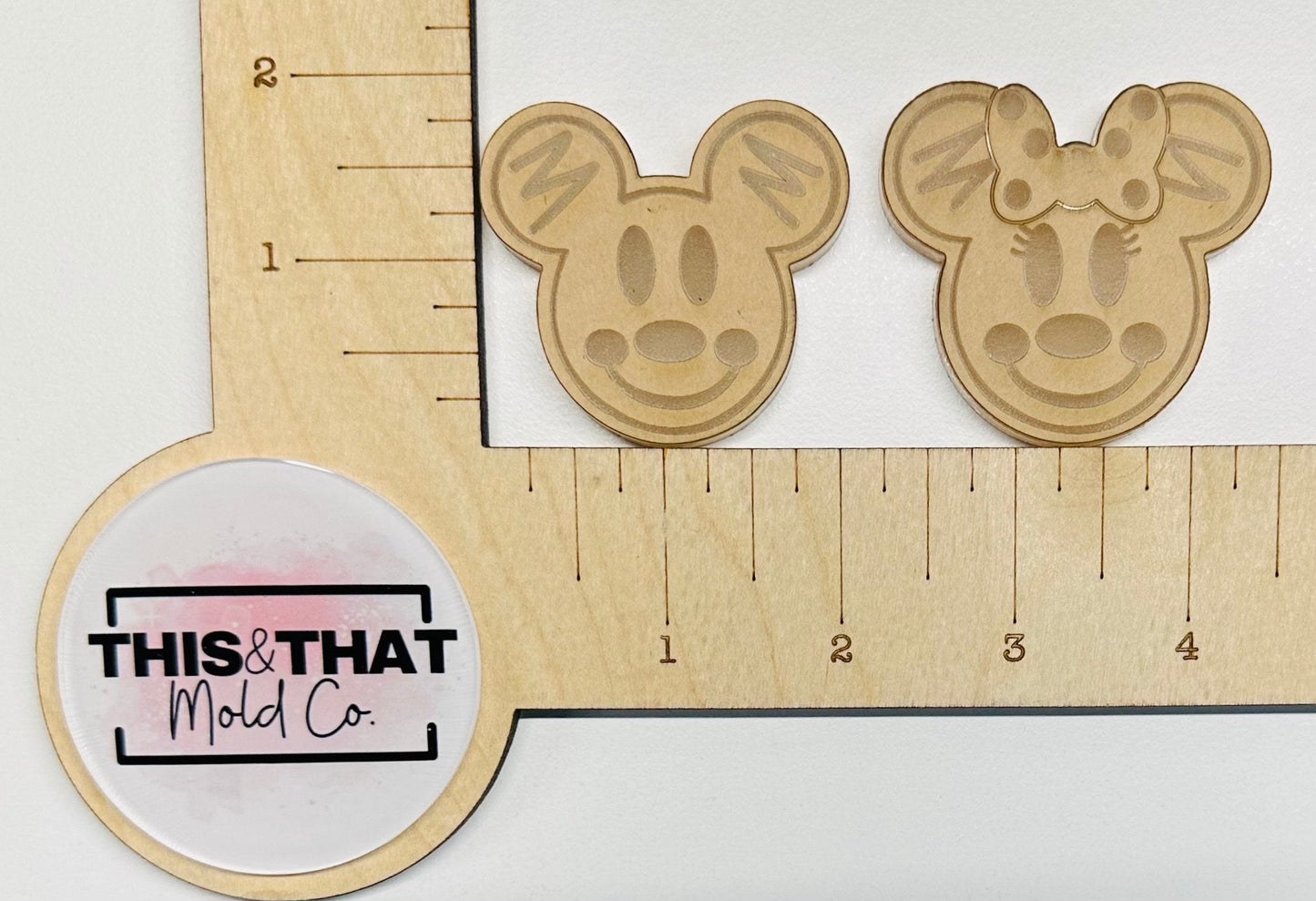 Silicone Mold For Resin | Gingerbread Mouse Heads