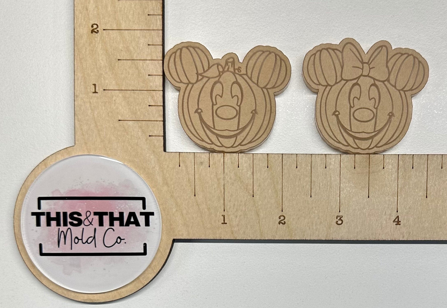 Silicone Mold For Resin | Pumpkin Mouse Heads