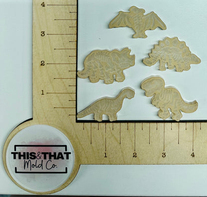Silicone Mold for Resin | Skeleton Dinos