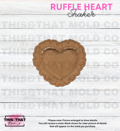 Silicone Mold For Resin | Heart Shaker