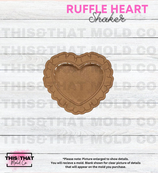 Silicone Mold For Resin | Heart Shaker