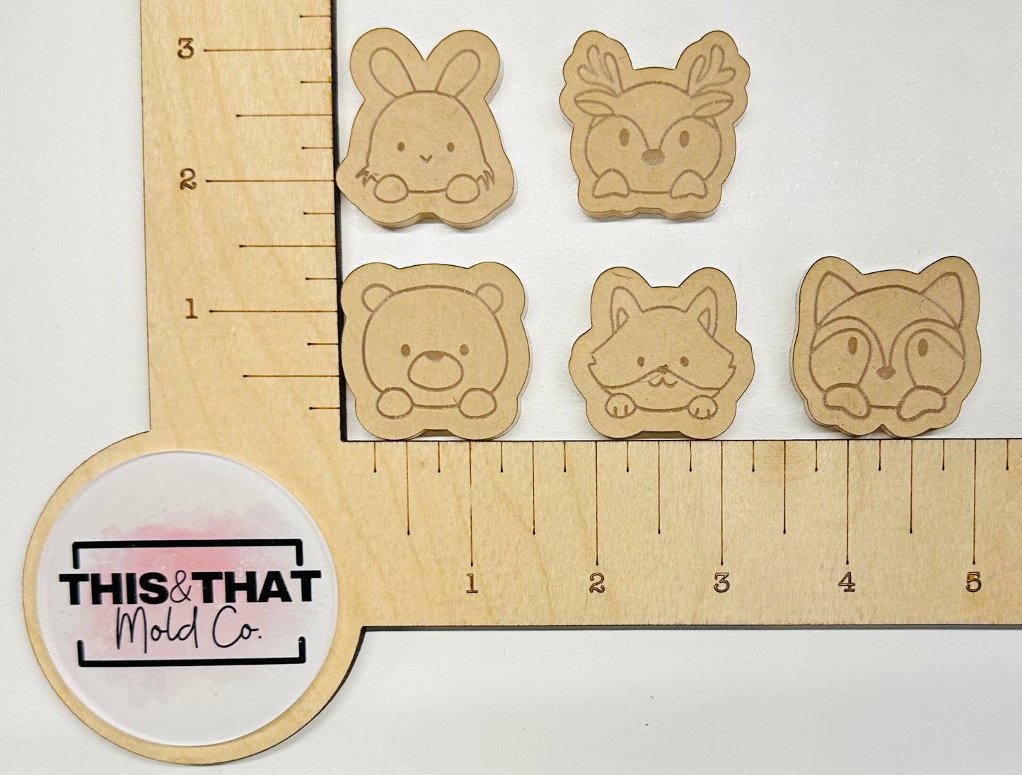 Silicone Mold For Resin | Cute Woodland Creatures