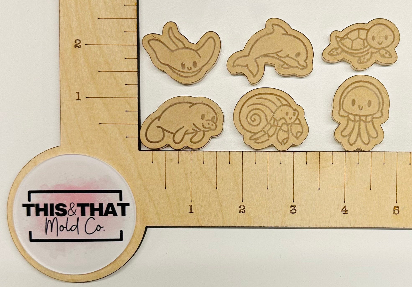 Silicone Mold For Resin | Cute Ocean Creatures