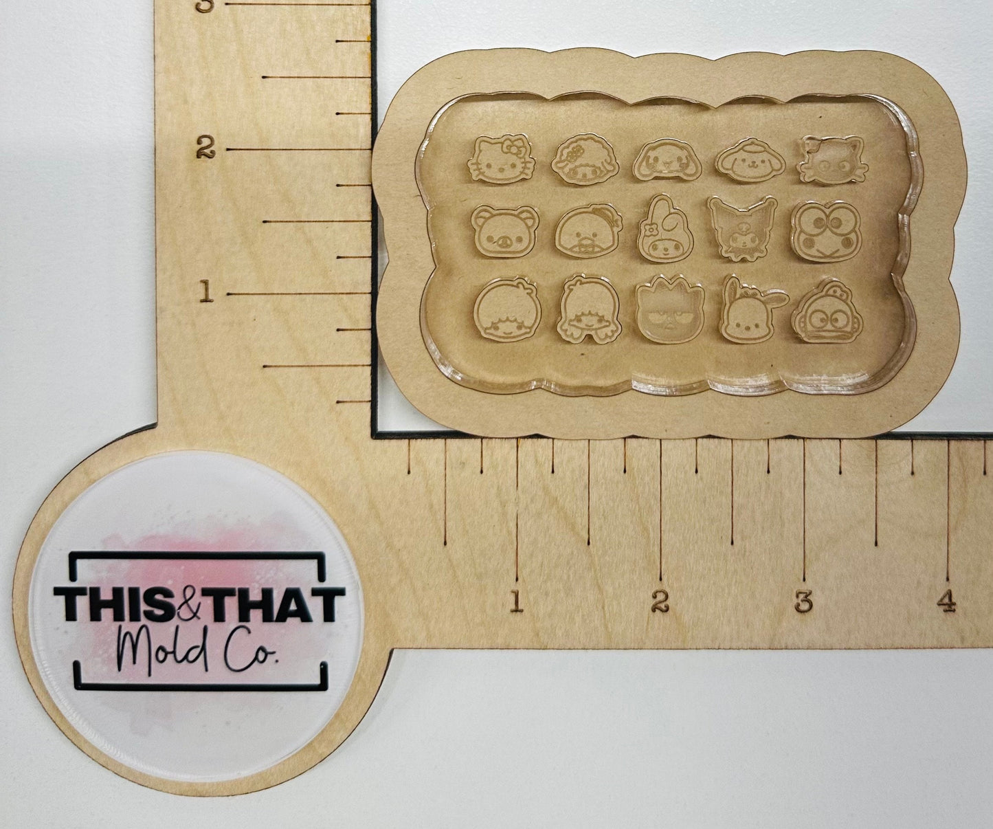 Silicone Mold For Resin | San Friends Stud/ Bits Palette