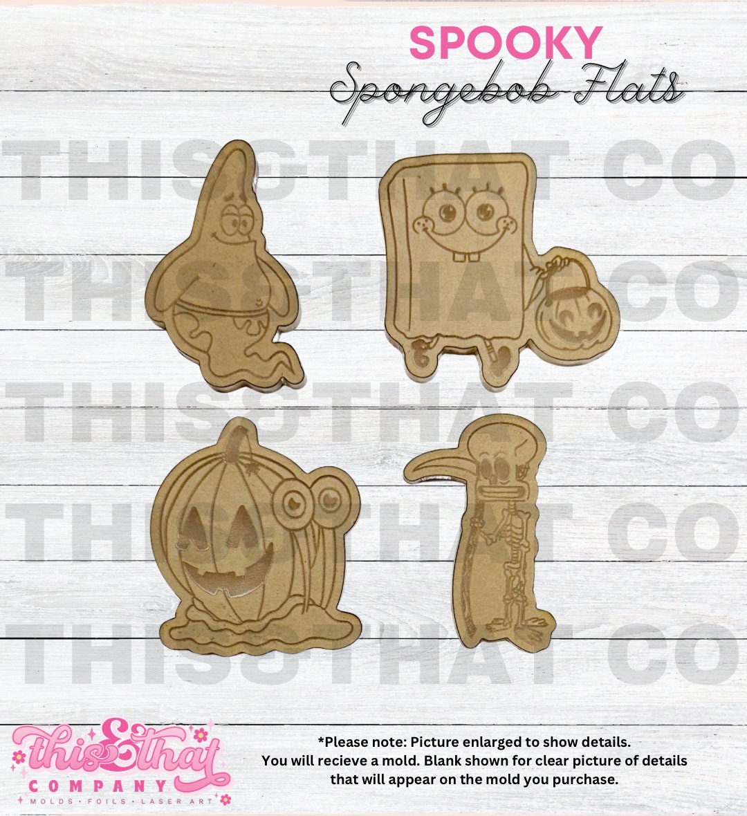 Silicone Mold For Resin | Spooky Sponge Halloween