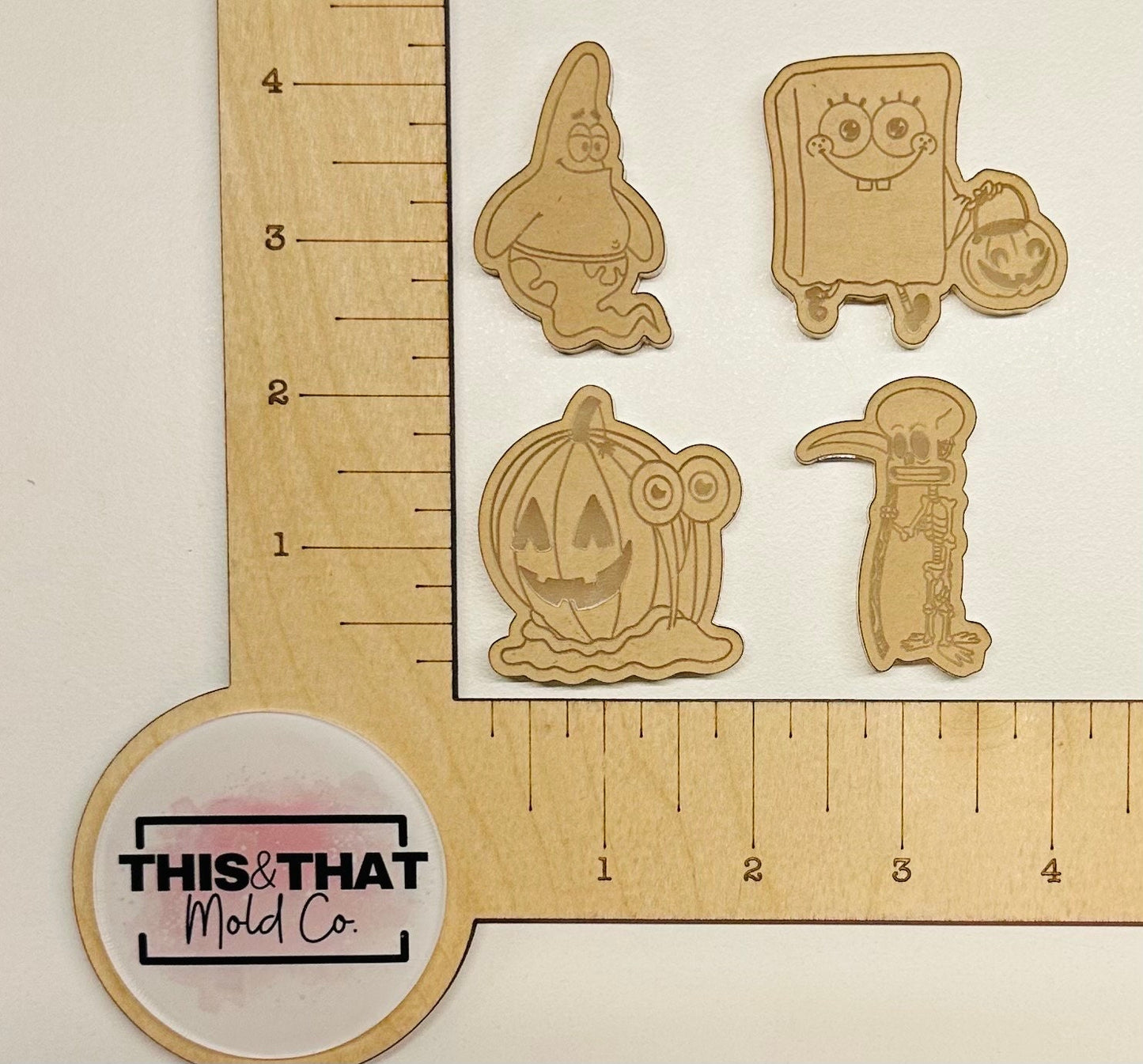 Silicone Mold For Resin | Spooky Sponge Halloween