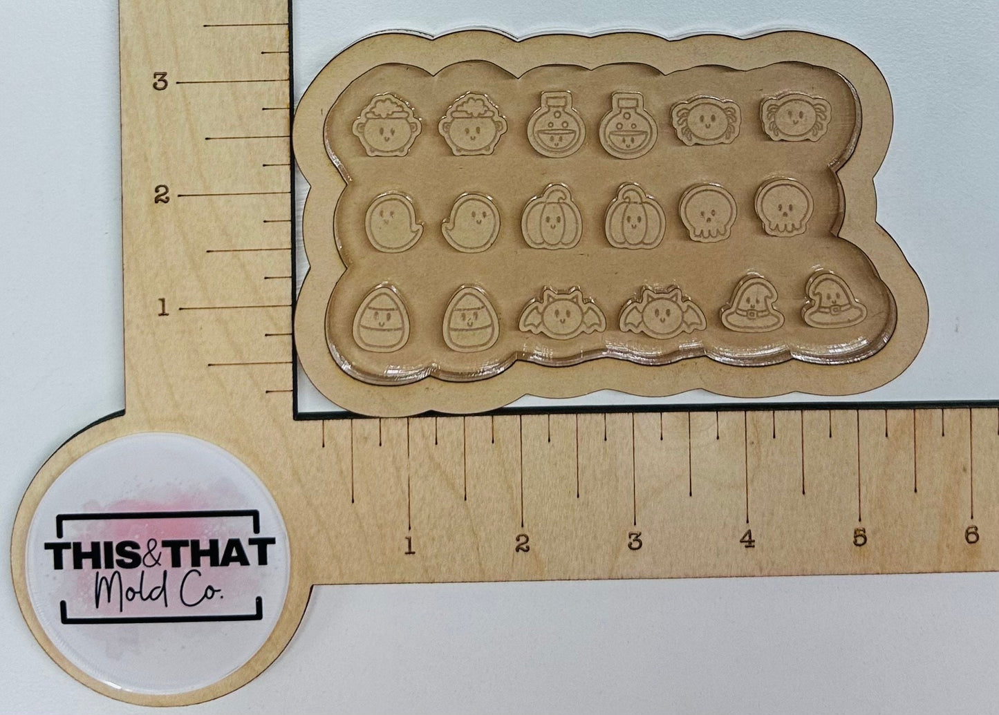 Silicone Mold For Resin | Kawaii Halloween Studs/ Bits