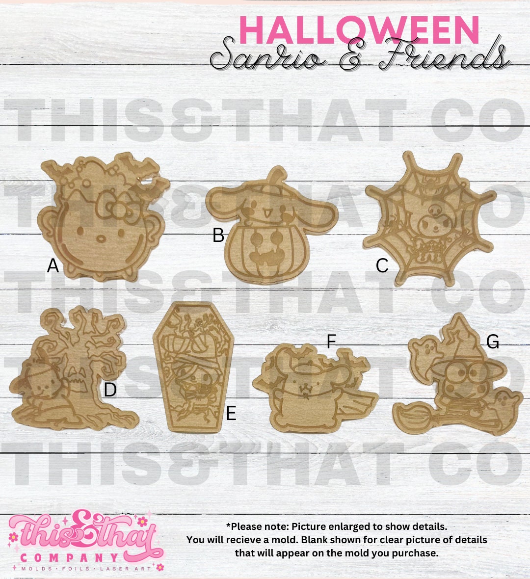 Silicone Mold | Halloween San & Friends