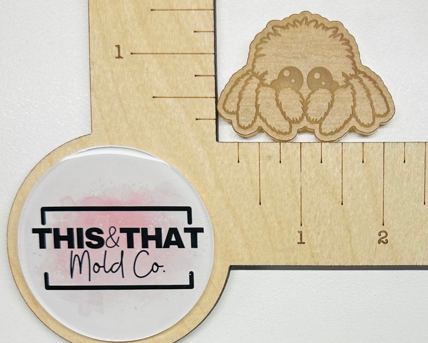 Silicone Mold | Cute Fuzzy Spider