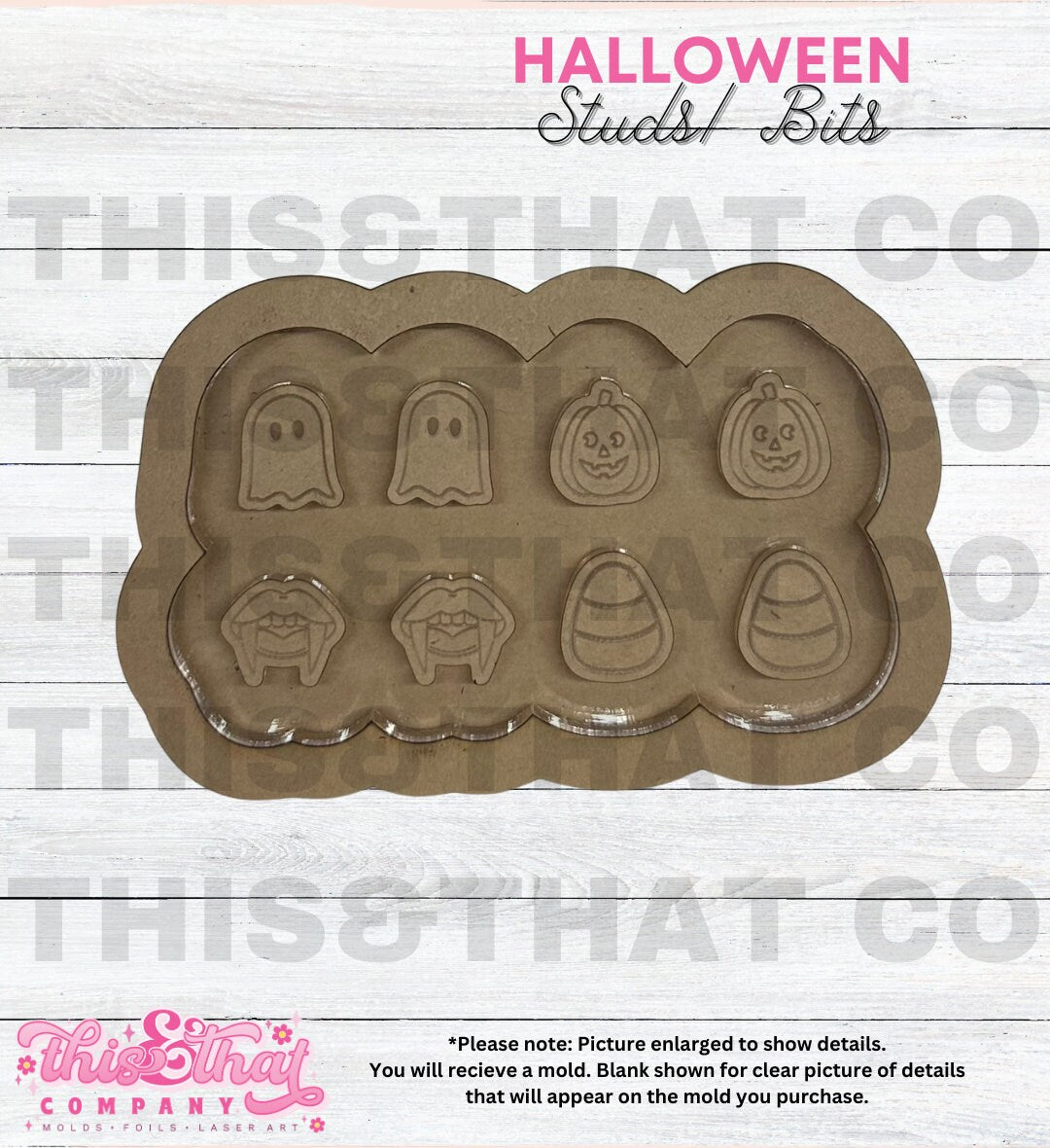 Silicone Mold | Halloween Studs/ Bits