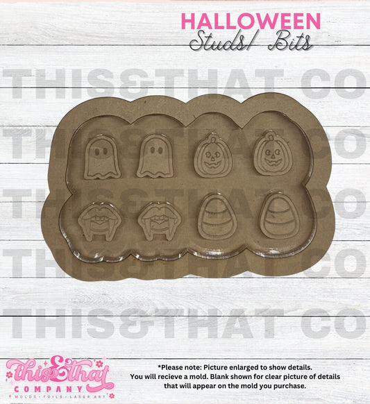 Silicone Mold | Halloween Studs/ Bits