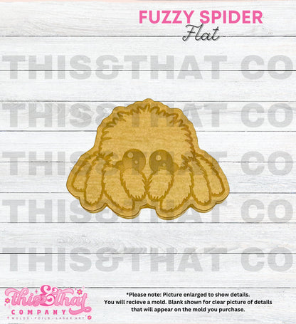 Silicone Mold | Cute Fuzzy Spider