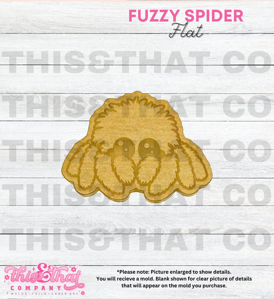 Silicone Mold | Cute Fuzzy Spider