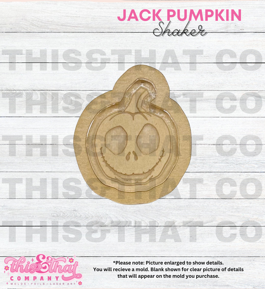 Silicone Mold | Jack Pumpkin Shaker