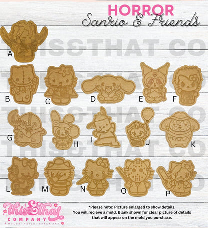 Silicone Mold | Horror San & Friends