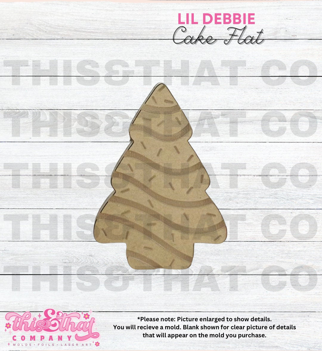 Silicone Mold for Resin | Christmas Tree Cake Flat Mold