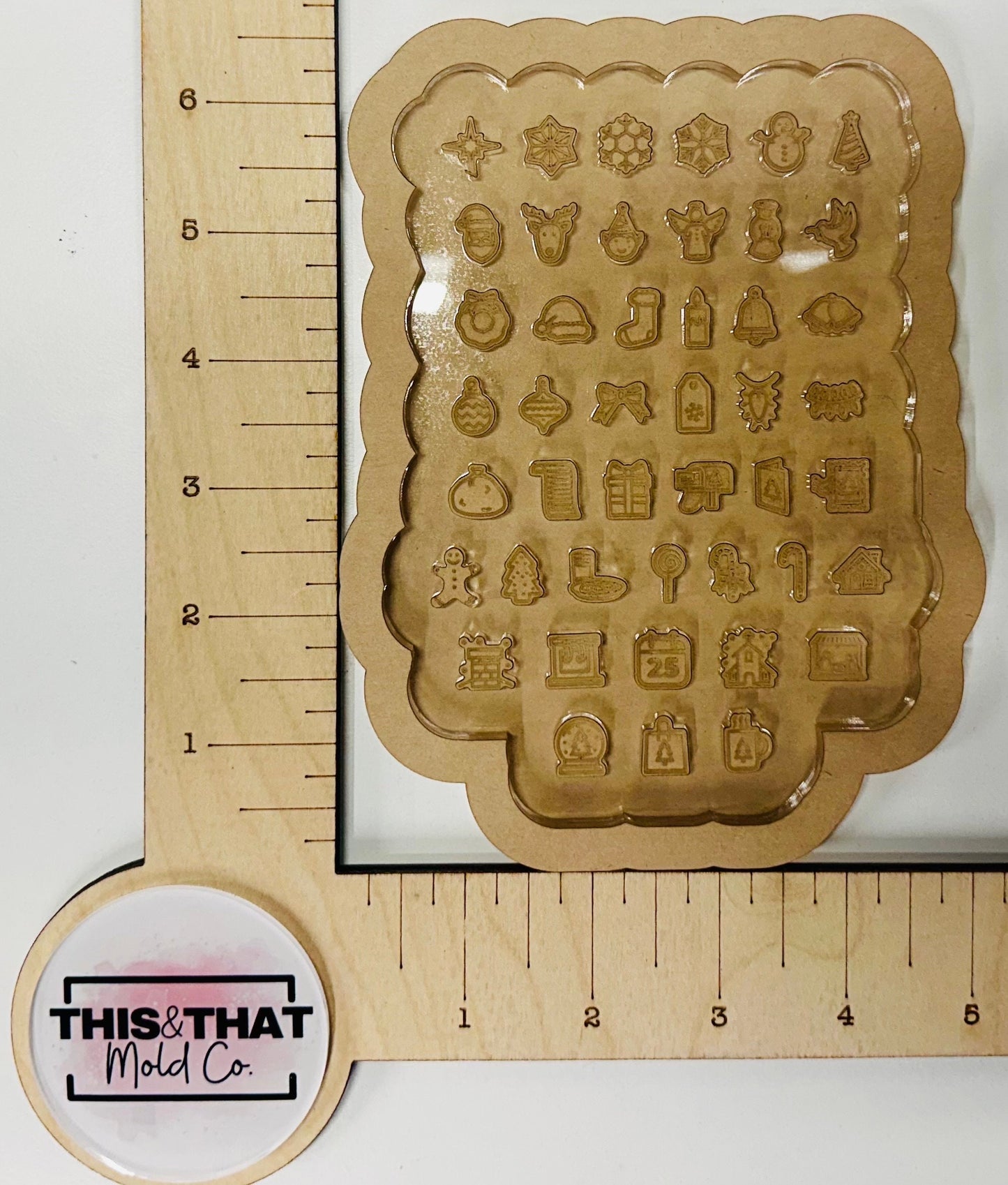 Silicone Mold for Resin | Christmas Stud/ Bits Palette