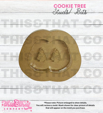 Silicone Mold for Resin | Christmas Tree Cake Stud Mold