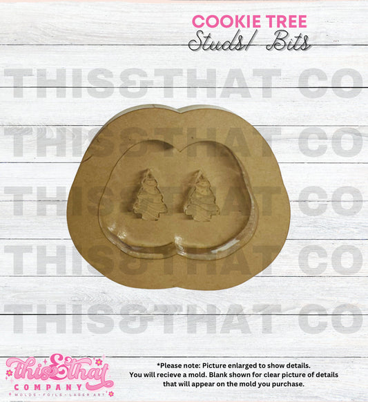 Silicone Mold for Resin | Christmas Tree Cake Stud Mold