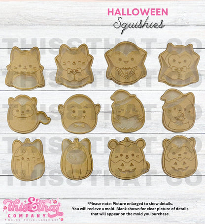 Silicone Mold for Resin | Halloween Squishies