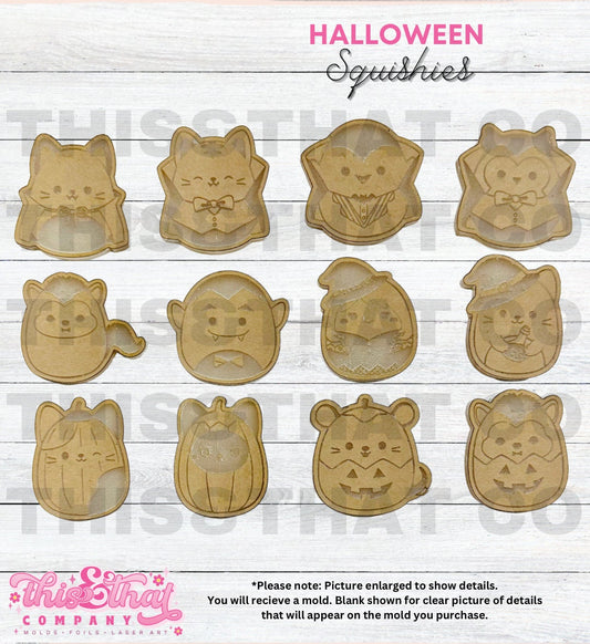 Silicone Mold for Resin | Halloween Squishies