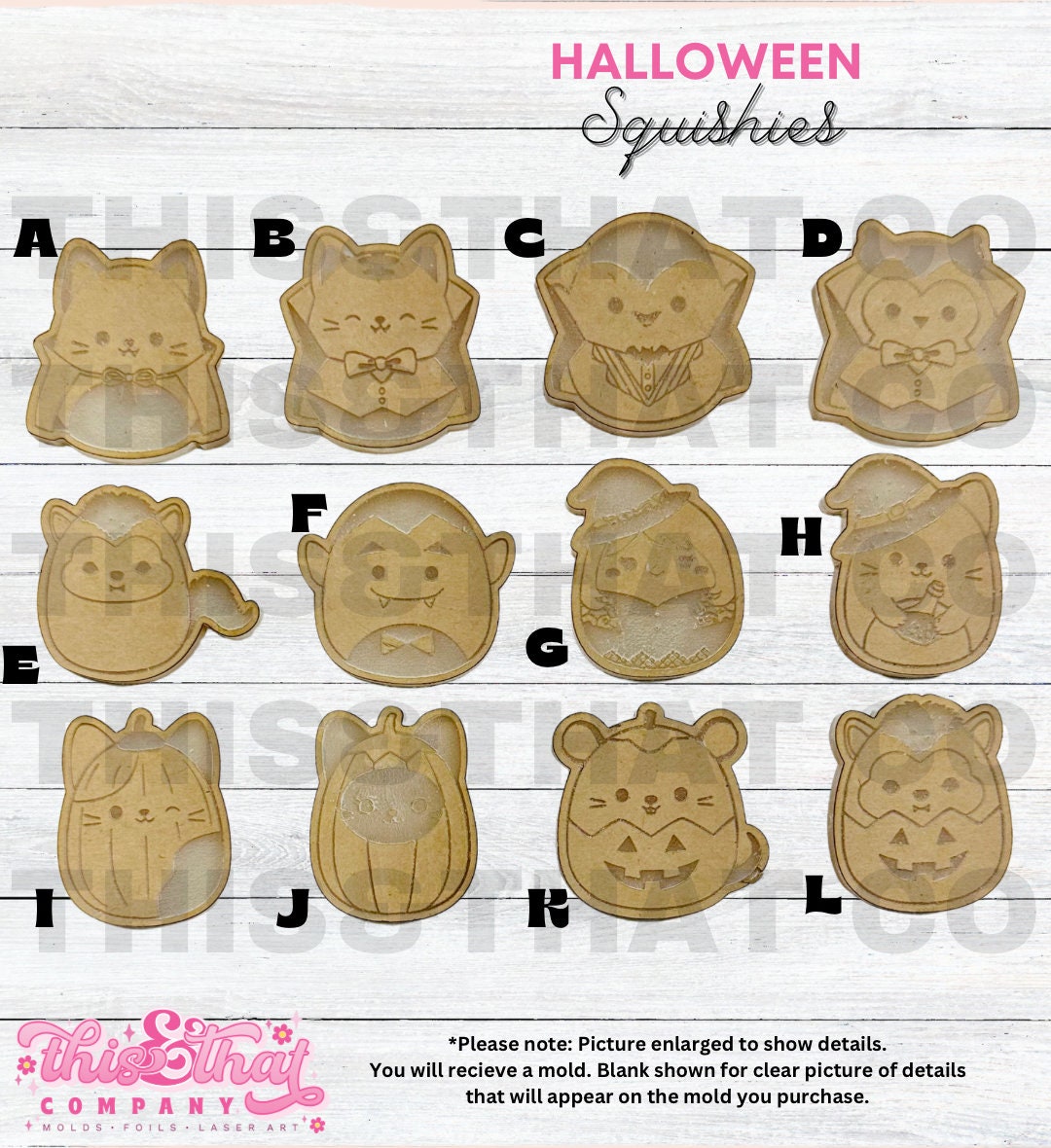 Silicone Mold for Resin | Halloween Squishies