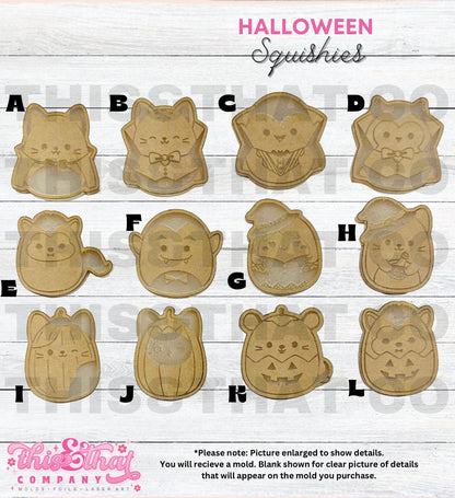 Silicone Mold for Resin | Halloween Squishies