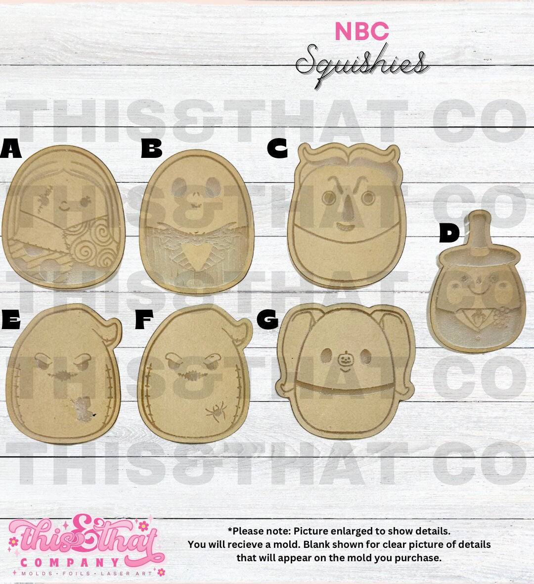 Silicone Mold for Resin | NBC Halloween Squishies