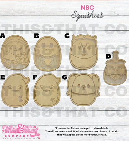 Silicone Mold for Resin | NBC Halloween Squishies