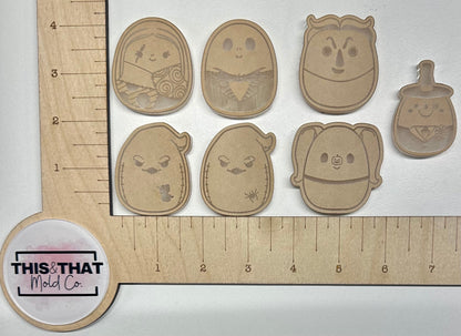 Silicone Mold for Resin | NBC Halloween Squishies
