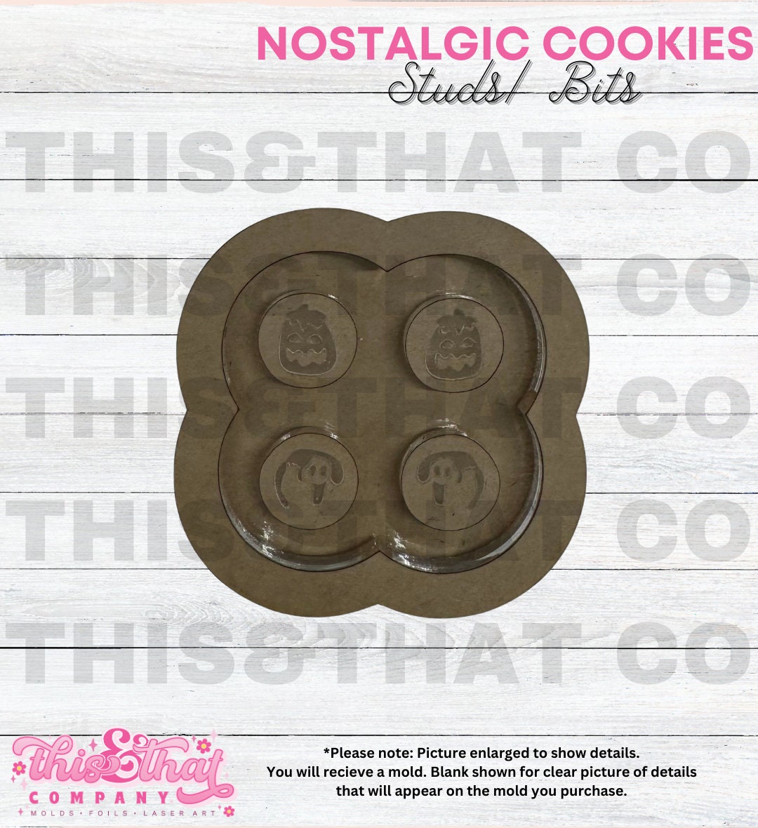 Silicone Mold | Nostalgic Halloween Cookies Stubs/ Bits