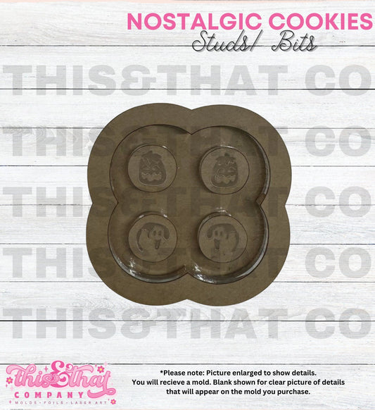Silicone Mold | Nostalgic Halloween Cookies Stubs/ Bits