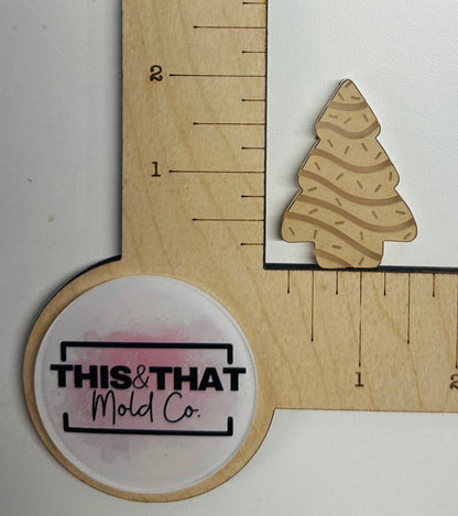 Silicone Mold for Resin | Christmas Tree Cake Flat Mold