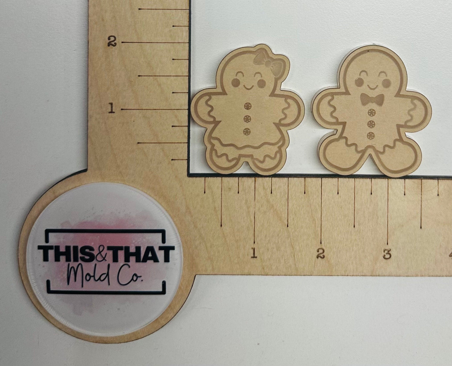Silicone Mold for Resin | Gingerbread Couple