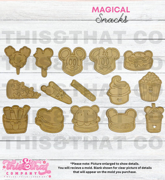 Silicone Mold for Resin | Magical Snacks