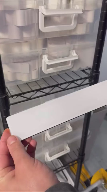 Thin Red Line Acrylic Name Plaque | Custom Firefighter Name Plate | Locker Name Tag