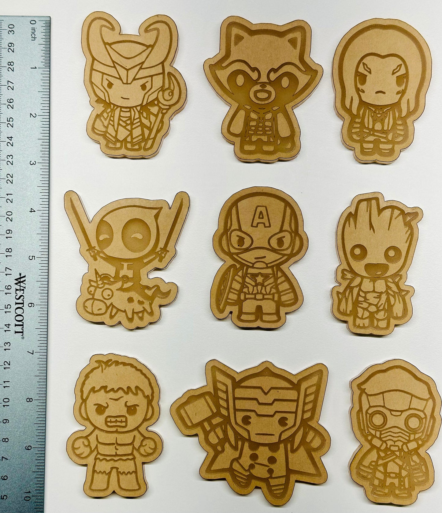 Silicone Mold For Resin | Movie Super Heroes