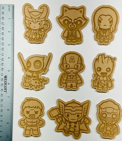 Silicone Mold For Resin | Movie Super Heroes