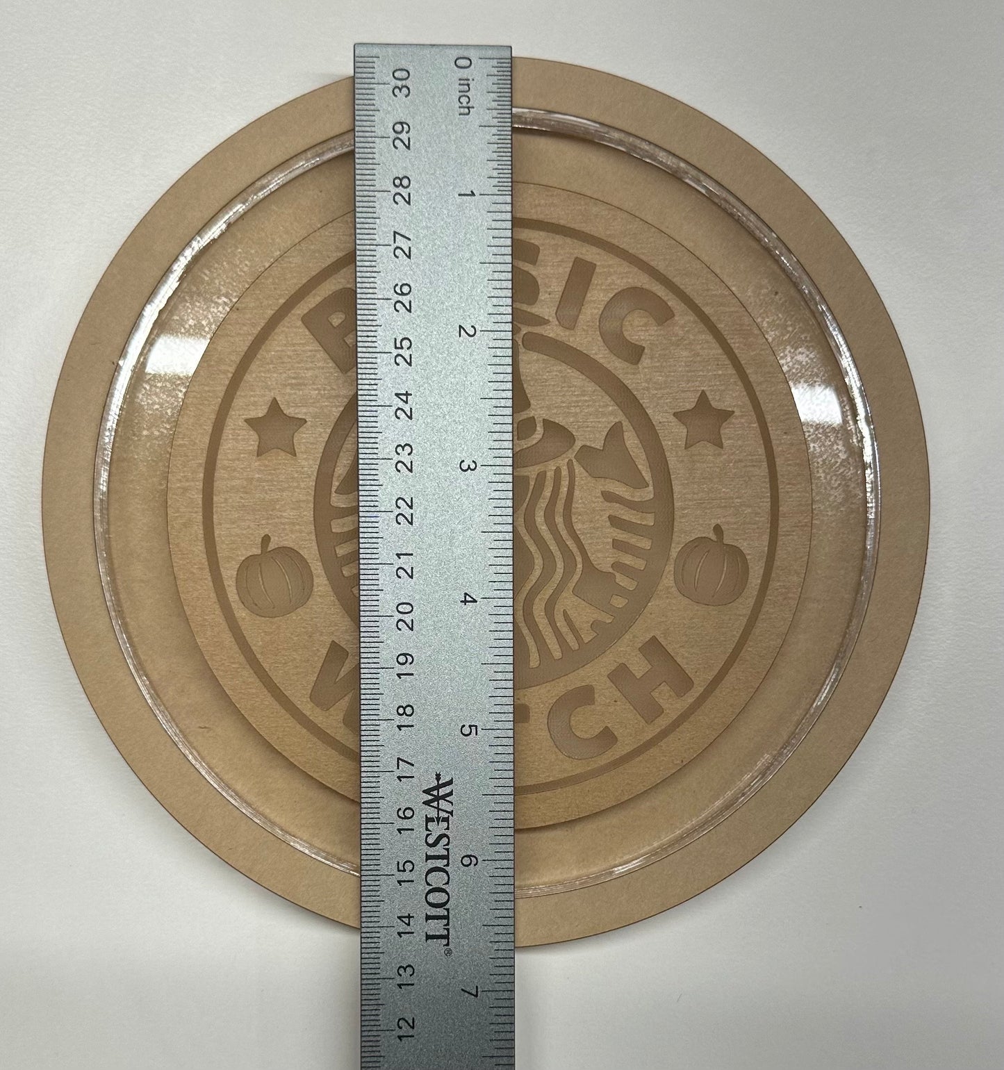 Silicone Mold For Resin | Basic Witch Cup Coaster Mold