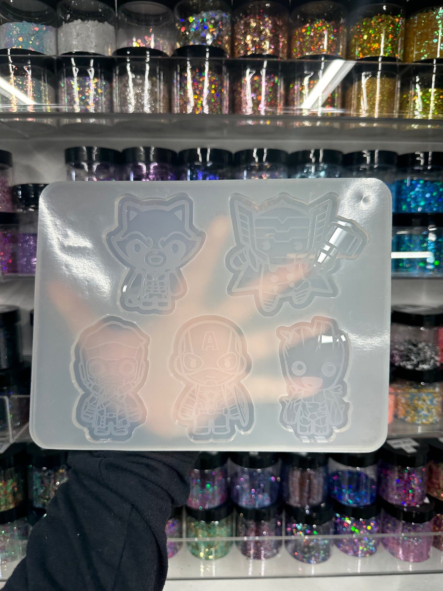 Silicone Mold For Resin | Movie Super Heroes