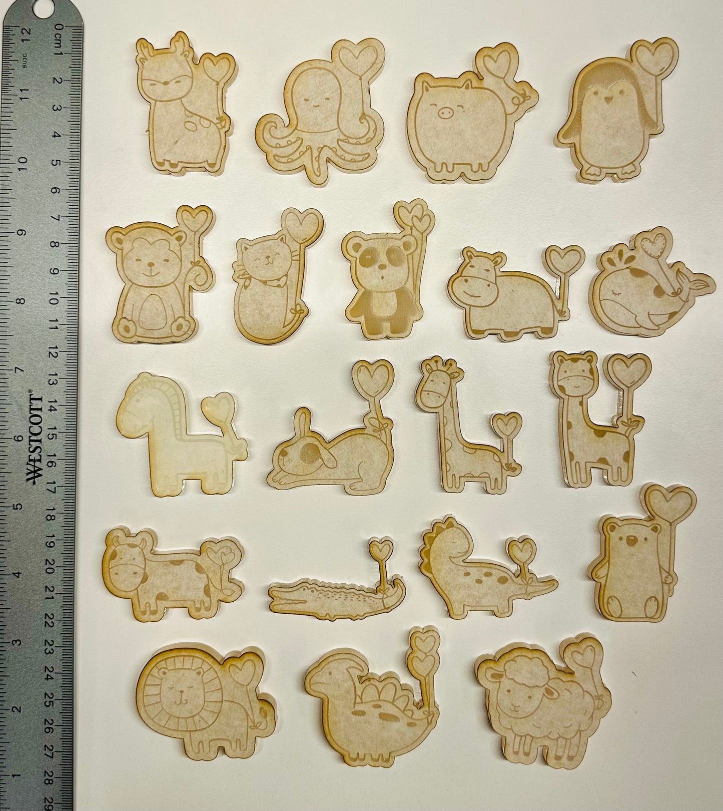 Silicone Mold | Balloon Heart Animals