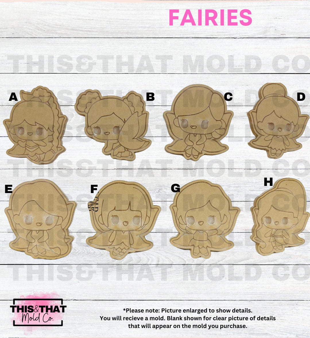 Silicone Mold For Resin | Fairies