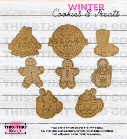 Silicone Mold For Resin | Christmas Cookies & Treats