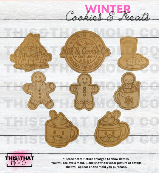 Silicone Mold For Resin | Christmas Cookies & Treats