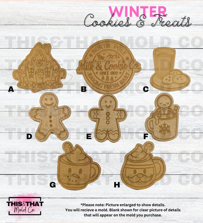 Silicone Mold For Resin | Christmas Cookies & Treats