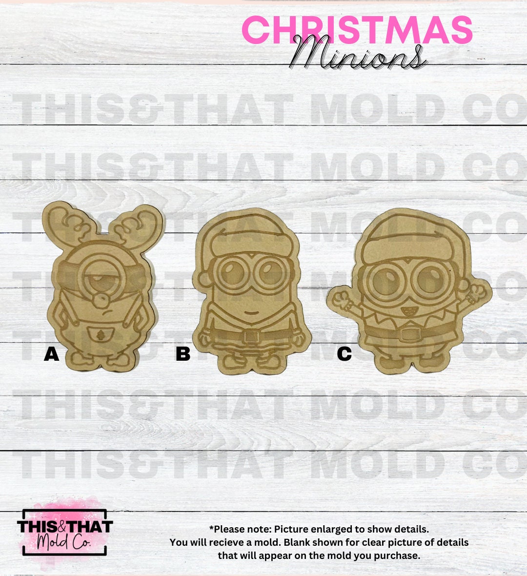 Silicone Mold For Resin | Yellow Guy Christmas