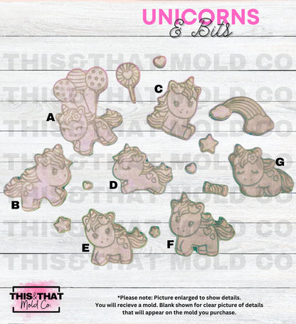 Silicone Mold For Resin | Unicorns