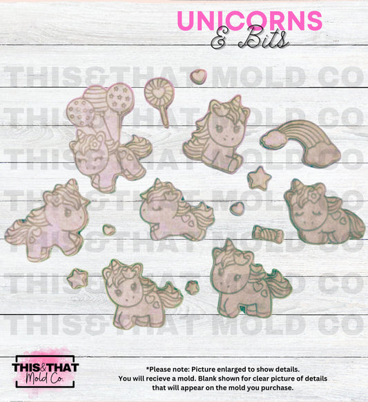 Silicone Mold For Resin | Unicorns